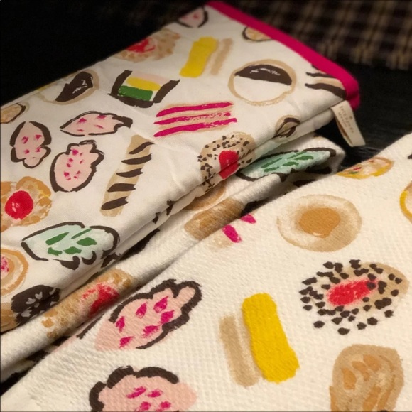 KATE SPADE EAT CAKE FOR BREAKFAST KITCHEN BUNDLE - Picture 5 of 8